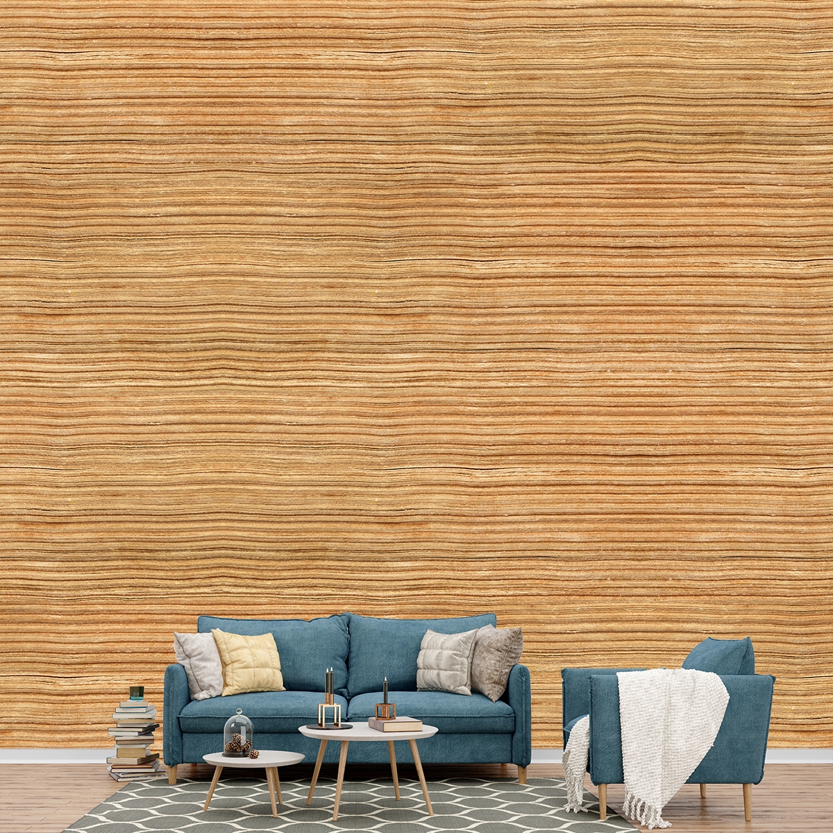 Wood Finish Wallpaper Magic Decor