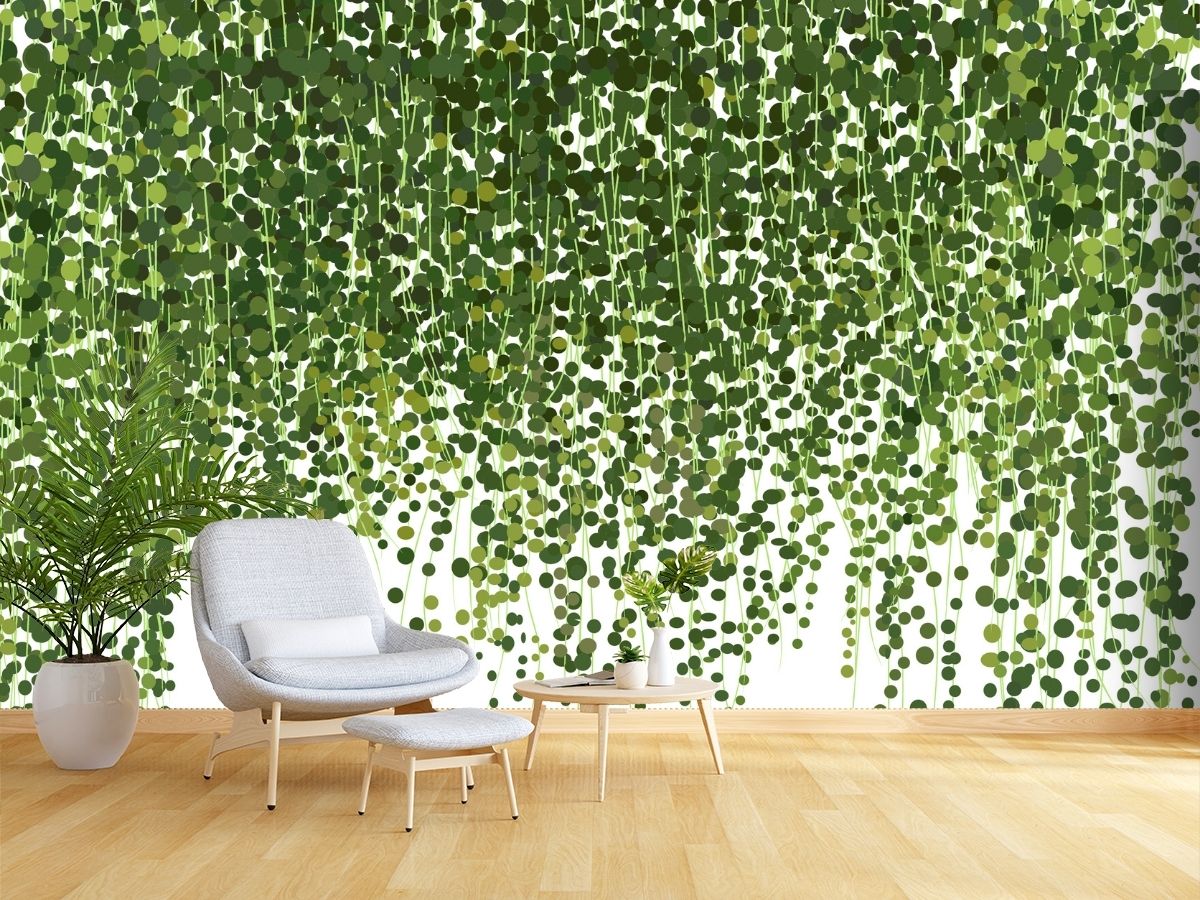Green Ivy Plant Wallpaper for Walls - Magic Decor